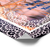 Mam Mijn Hero Cedar Waxwing Natuur gepersonaliseer Poster (Hoek)