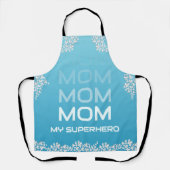 MAM Mijn superheld Blauw Schort (Voorkant)