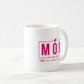 Mam Mode Funny Simple Modern Script Typografie Koffiemok (Voorkant rechts)