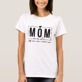 Mam Mode Funny Simple Modern Script Typografie T-shirt (Voorkant)