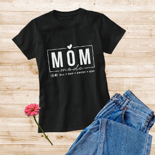 Mam Mode Funny Simple Modern Script Typografie T-shirt