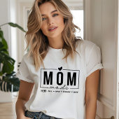 Mam Mode Funny Simple Modern Script Typografie T-shirt