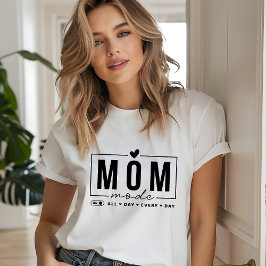 Mam Mode Funny Simple Modern Script Typografie T-shirt