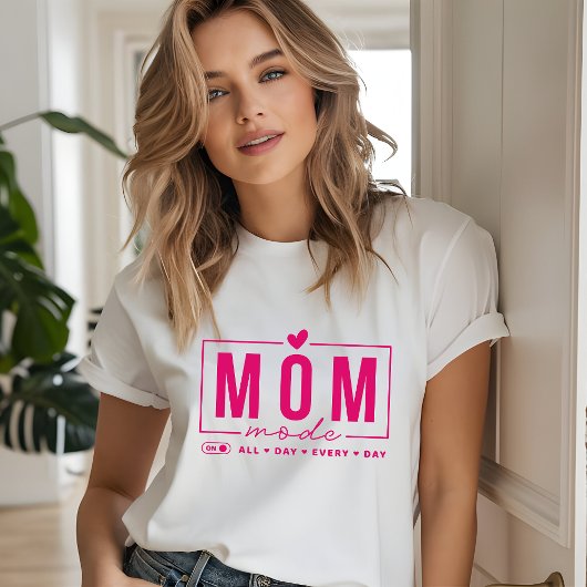 Mam Mode Funny Simple Modern Script Typografie T-shirt