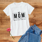 Mam Mode Funny Simple Modern Script Typografie T-shirt