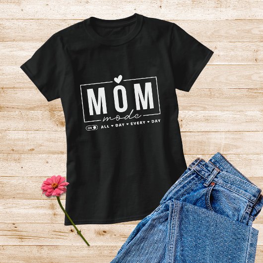 Mam Mode Funny Simple Modern Script Typografie T-shirt