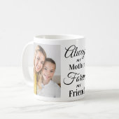 Mam Moeder Dochter Citaat Aangepast 3 Foto Koffiemok (Voorkant links)