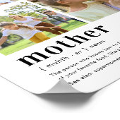 Mam, moeder, moeder, Moederdag 4 Foto Poster (Hoek)