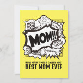 MAM! Moederdag bedankt kaarten (Voorkant)