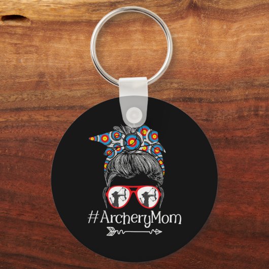 Mam - Moederdag Bowhunter Archer Bowman Bows Sleutelhanger (Voorkant)
