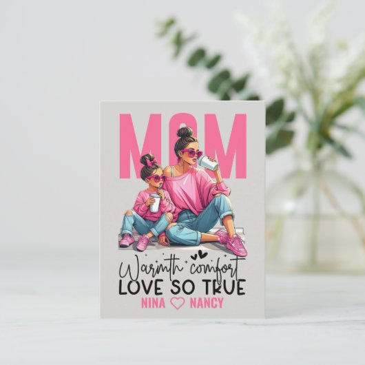 MAM Moederdag Dank je kaart (Staand voorkant)