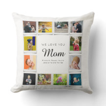 Mam Moederdag Foto Collage Sjabloon White