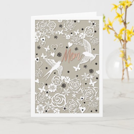 mam| Moederdag| Geboortedag Kaart (Gele Bloem)