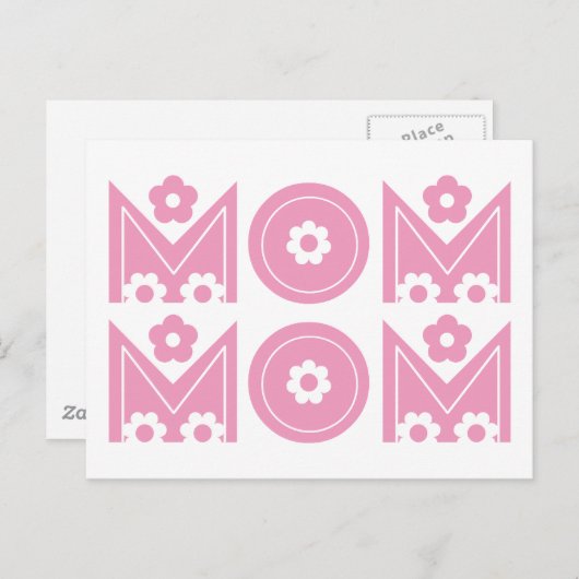 Mam Moederdag Gifts Briefkaart (Voorkant / Achterkant)