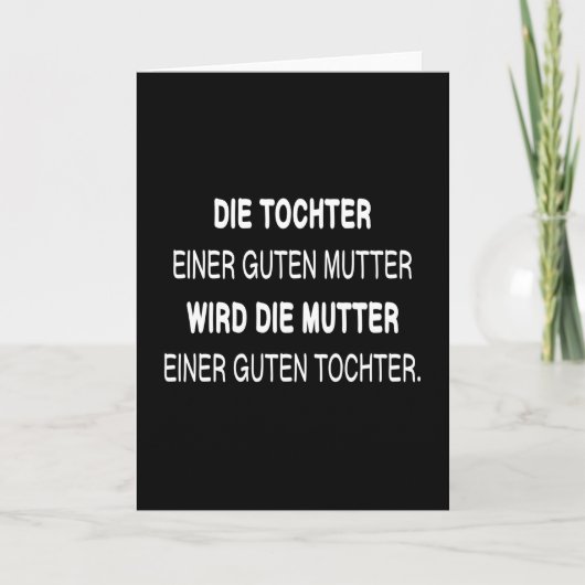 Mam Moederdag mama liefde moeder grappig cadeau id Kaart (Voorkant)