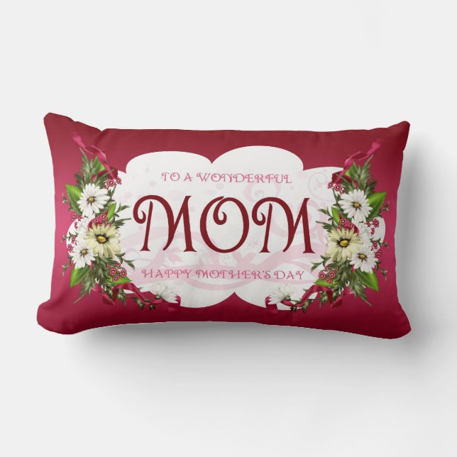 Mam, Moederdag Pillow Keepslag voor Moederdag Kussen (Voorkant)