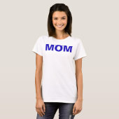 MAM (moet me gehoorzamen) Blauw T-shirt (Voorkant volledig)