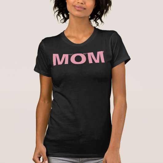 MAM (moet me gehoorzamen) roze T-shirt (Voorkant)
