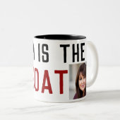 Mam mok moderne moeder beste GOAT koffie mok (Voorkant rechts)