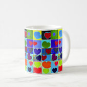 Mam mokken moderne schattige pop harten moderne mo (Voorkant rechts)