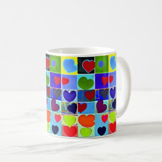 Mam mokken moderne schattige pop harten moderne mo (Voorkant rechts)