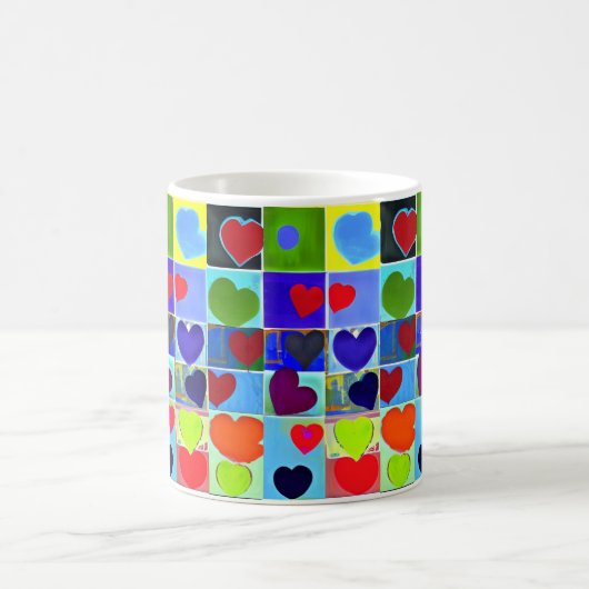 Mam mokken moderne schattige pop harten moderne mo (Center)