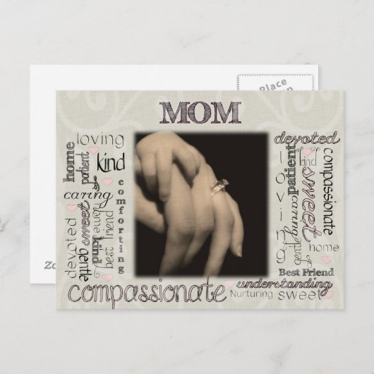 Mam Montage Briefkaart (Voorkant / Achterkant)