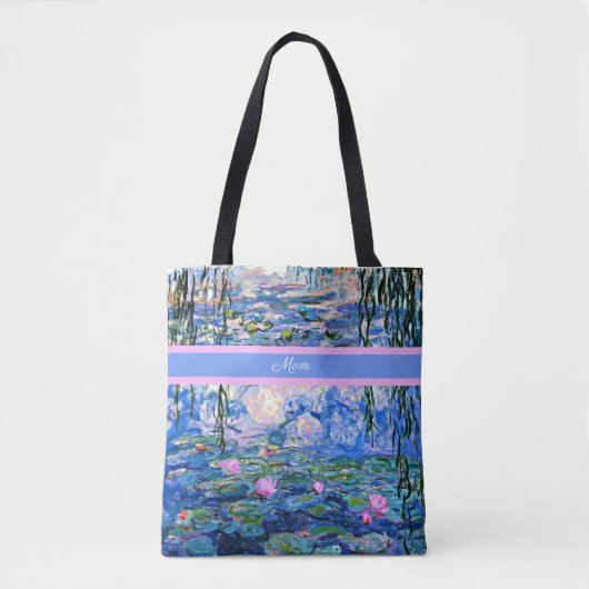 Mam - Mooi water Lilies kunstwerk, Tote Bag (Voorkant)