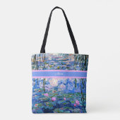 Mam - Mooi water Lilies kunstwerk, Tote Bag (Achterkant)