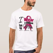 Mam - Multiple Myeloma Ribbon T-shirt (Voorkant)
