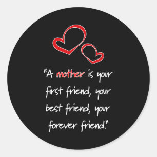 Mam Mummy Moederdag Love Moeder Funny Gift Idee Ronde Sticker