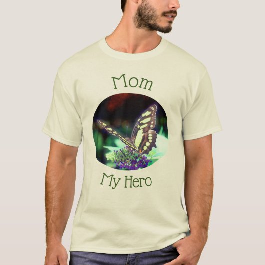 Mam My Hero Butterfly Natuur T-shirt (Voorkant)