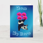Mam My Hero Juggling Panda Moederdag Kaart (Voorkant)
