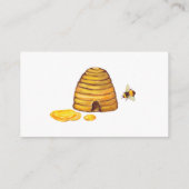 Mam naar Bee baby shower luier loterij Informatiekaartje (Achterkant)