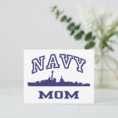 mam Navy Briefkaart (Staand voorkant)