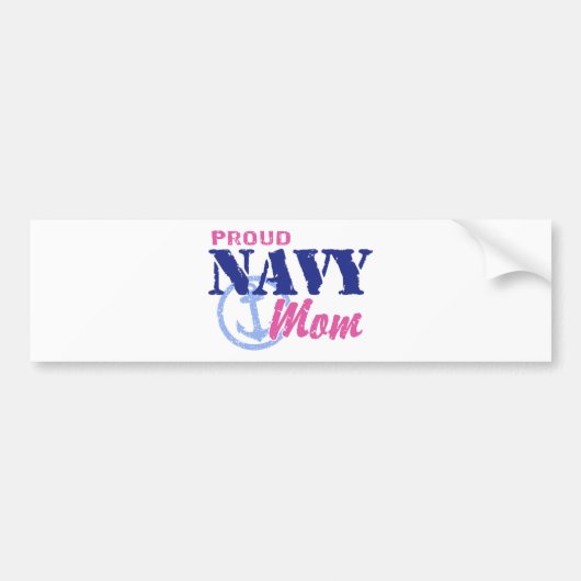 mam Navy Bumpersticker (Voorkant)