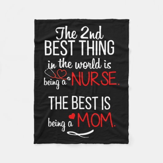 Mam Nurse Fleece Deken (Voorkant)