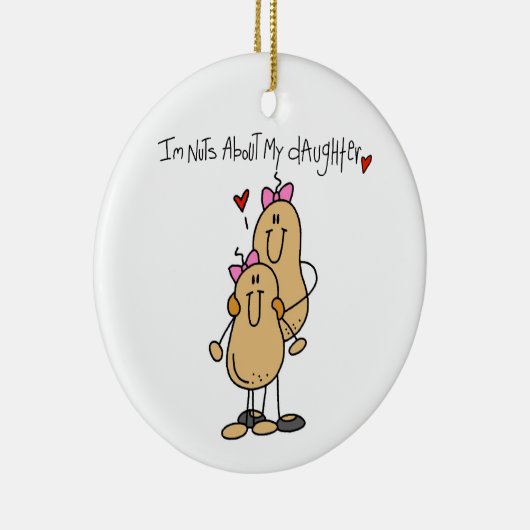 Mam - Nuts over mijn T-shirts en cadeautjes Keramisch Ornament (Rechts)