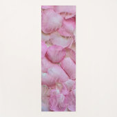 Mam of jouw naam, Roze Rozenblaadjes Twee kanten Yogamat (Voorkant)