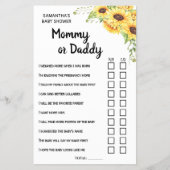 Mam of papa zei dat ze tweetalige spelkaart zei flyer (Voorkant)