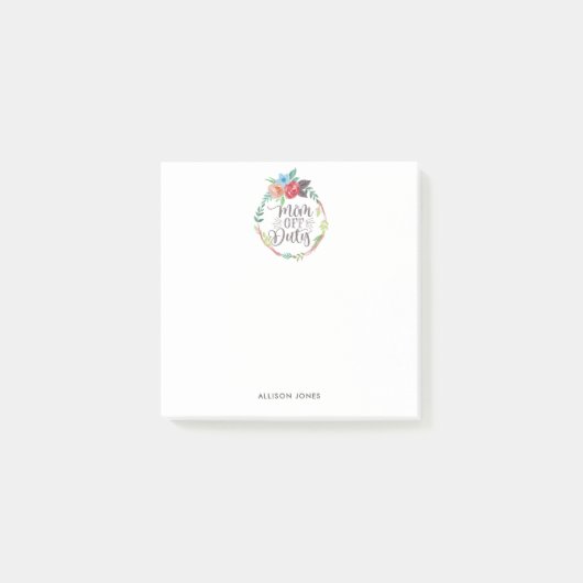 Mam Off Duty Funny Kantoor Post-it® Notes (Voorkant)