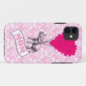 Mam, olifant en hartballonnen Case-Mate iPhone case (Achterkant (horizontaal))