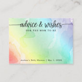 Mam om advies te geven over Waterverf van regenboo Informatiekaartje (Voorkant)