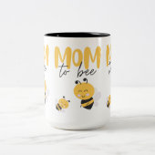 Mam om Baby bij te zijn Tweekleurige Koffiemok (Center)