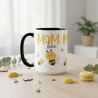 Mam om Baby bij te zijn Tweekleurige Koffiemok