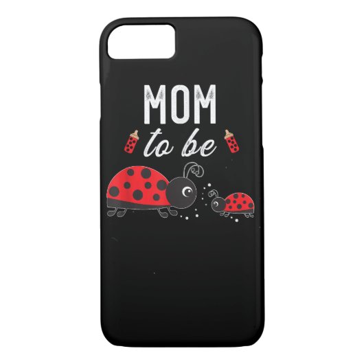 Mam om Baby shower Ladybug te worden Case-Mate iPhone Case (Achterkant)