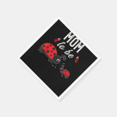 Mam om Baby shower Ladybug te worden Servet (Hoek)