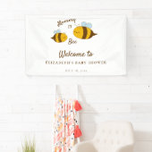 Mam om Baby shower te worden Welkom Sign Cute Mode Spandoek (Insitu)