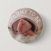 Mam om Baby shower te zijn Ronde Button 5,7 Cm (Voorkant)