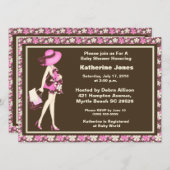 Mam om Baby shower uit te nodigen Kaart (Voorkant / Achterkant)